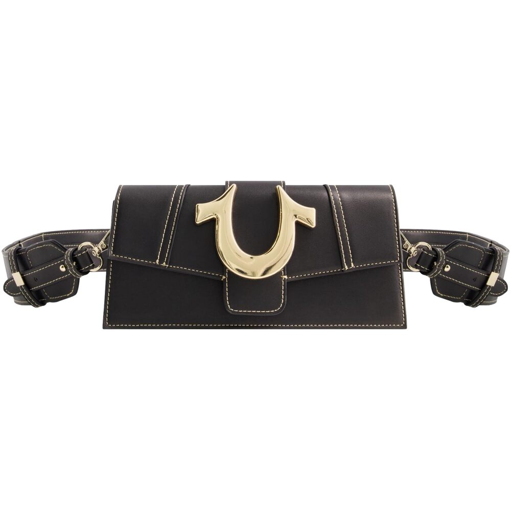 2834 Shoulder Bag Purse Mini Flap Crossbody Handbag with Horseshoe Logo